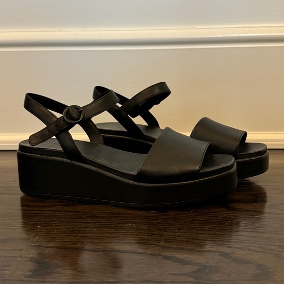 Camper Misia Black Platform Sandals - Picture 3 of 9